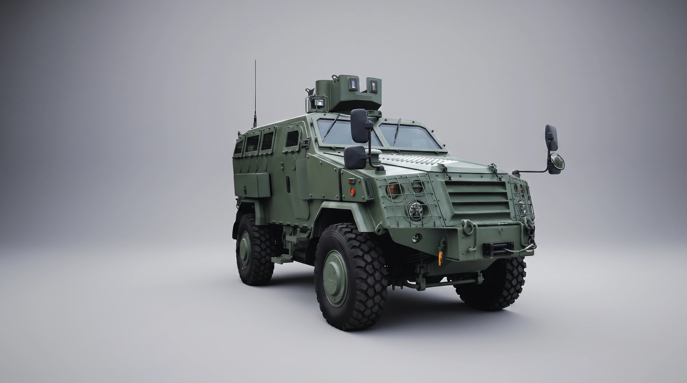 HISAAR mine-resistant ambush protected vehicle manufactured by HIT Armour Division MHIL Pakistan