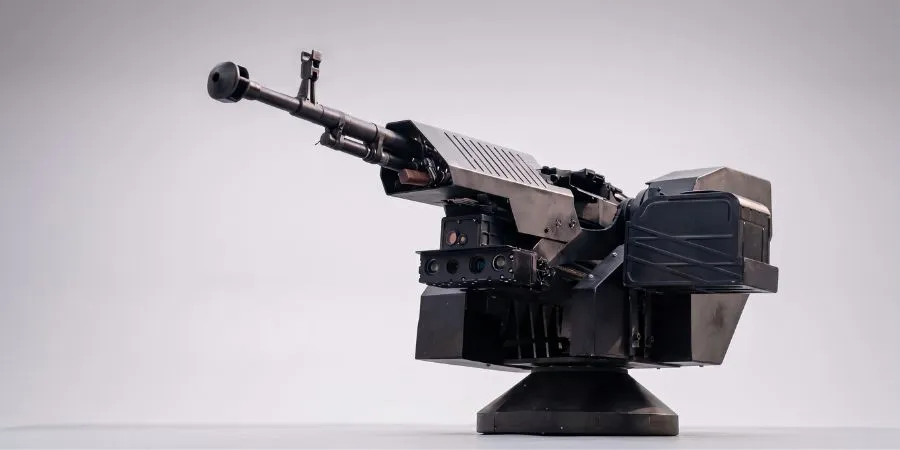 RCWS Remote Control Weapon System automated turret defence technology Margalla Heavy Industries limited